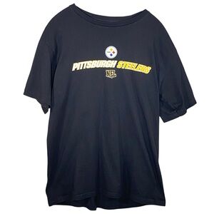 Pittsburgh Steelers Vintage Tee Short Sleeve Offical NFL Team Apparel Cotton Lg